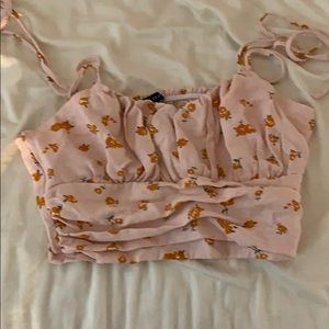 Flowery crop top